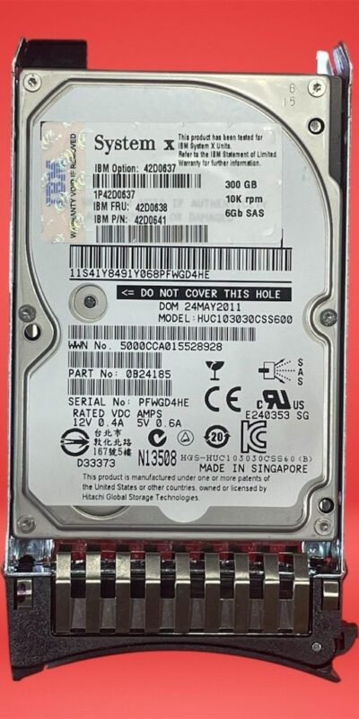 IBM 300GB 10K SAS 2.5" 6Gb/s ST9300603SS HDD Enterprise Server Drive Tested