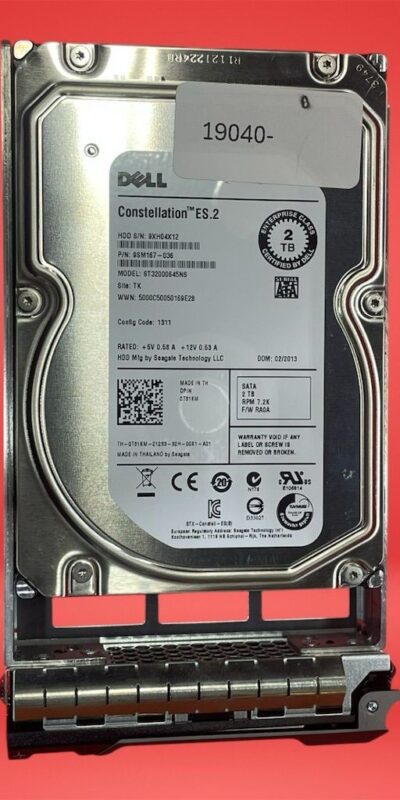 Seagate Constellation ES.2 ST32000645NS 2TB 3.5" SAS 6Gb/s 7200RPM Dell