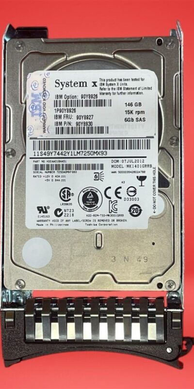 IBM 146GB 15K 6Gbps SAS 2.5" HDD w/Tray 42D0632 Tested Fast Ship