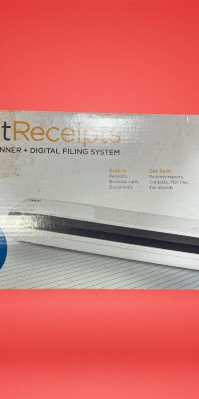 NeatReceipts Portable USB Mobile Document Receipt Scanner A4 600dpi Software