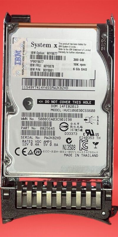 Hitachi Ultrastar HUC103030CSS600 300GB 10K 2.5in SAS 6Gb/s Enterprise HDD