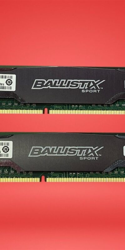 Crucial Ballistix Sport 8GB (2x4GB) DDR3 1600MHz PC3-12800 Desktop RAM Kit