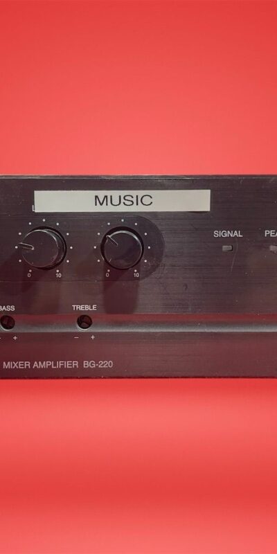 TOA BG-220 20W 3-Input Mixer Amplifier 70V/8Î© Commercial Rack-Mount Amp TESTED