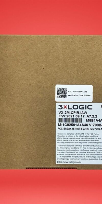 3xLogic 2MP IP Cube Indoor Security Camera w/ PIR Audio PoE VX-2M-CPIR-IAW