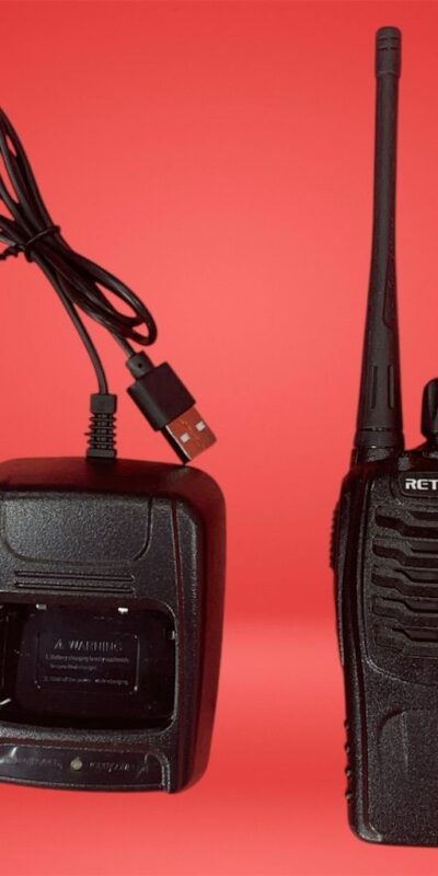 Retevis H-777 UHF 2-Way Radio Walkie Talkie w/ USB Dock & Earpiece Rechargeable