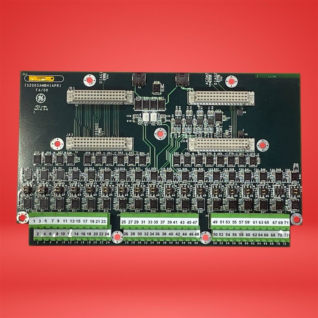 Genuine GE IS200SAMBH1A IS200SAMBH1APR1 Mark VI Acoustic Terminal Board