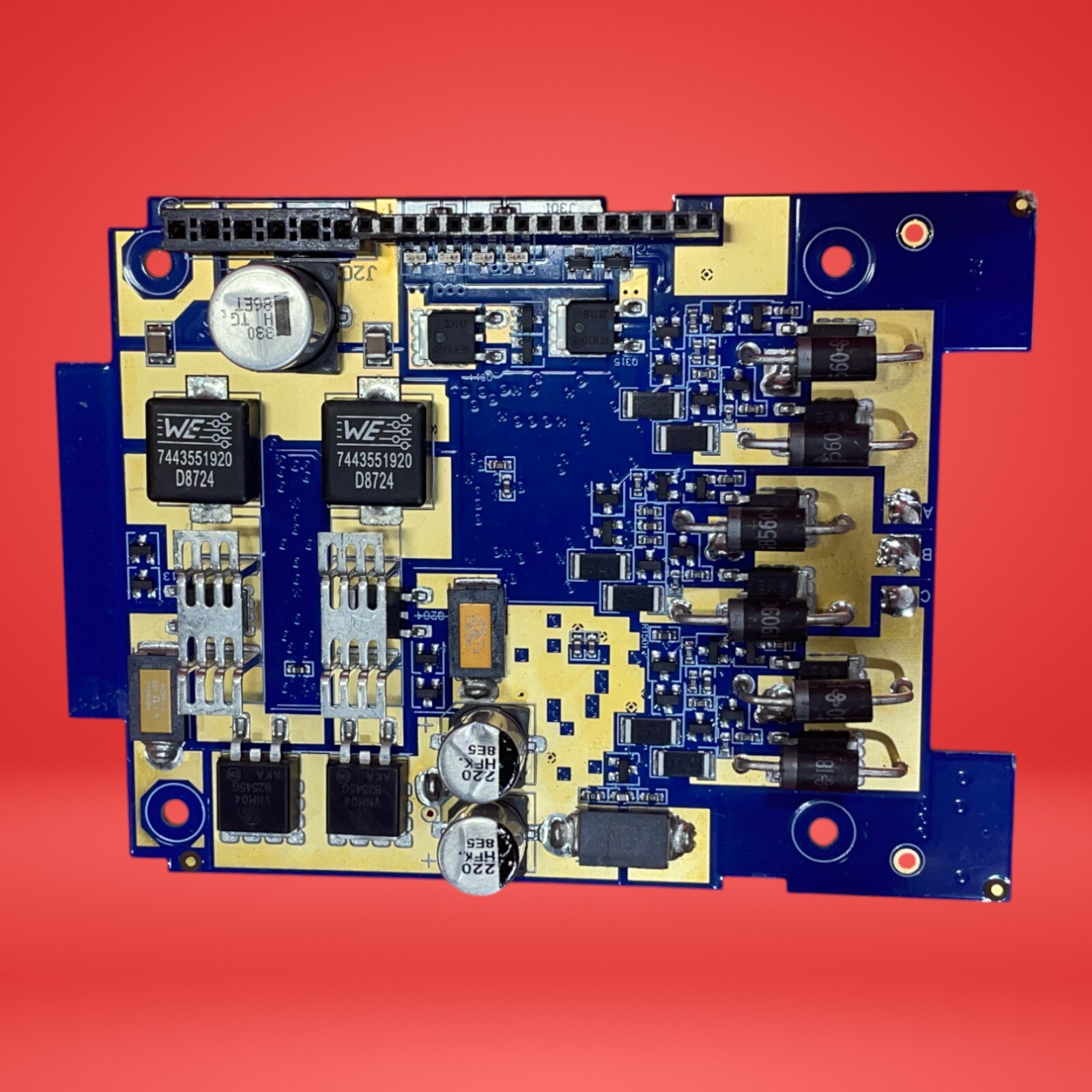 Authentic GE Mark VI Power-Driver PCB 20EF5040183 Rev H High-Current