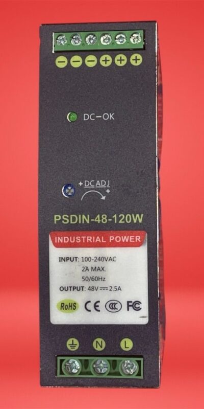 Tycon 48V 120W DIN-Rail Isolated DC-DC Power Supply Converter