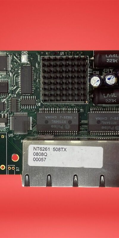 N-Tron 508TX Industrial Ethernet Switch PCB Board NT6261 8-Port 10/100