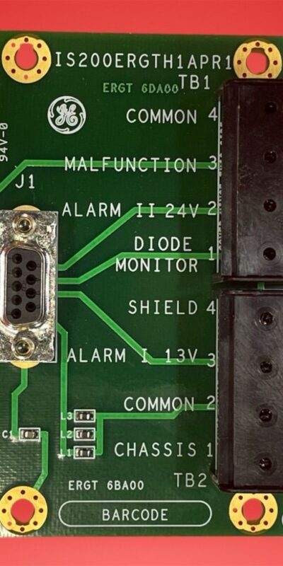 GE Mark VI IS200ERGTH1A Regulator Ground Detector Board Turbine Control