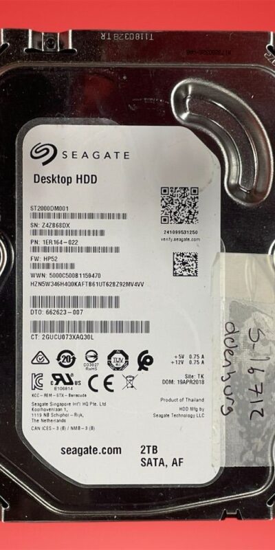 Seagate Barracuda 2TB 7200RPM 3.5" SATA III 6Gb/s Desktop HDD ST2000DM008