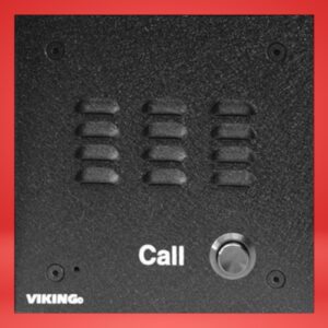 Viking E-10A Hands-Free Entry Door Phone Intercom Black Weatherproof 24V