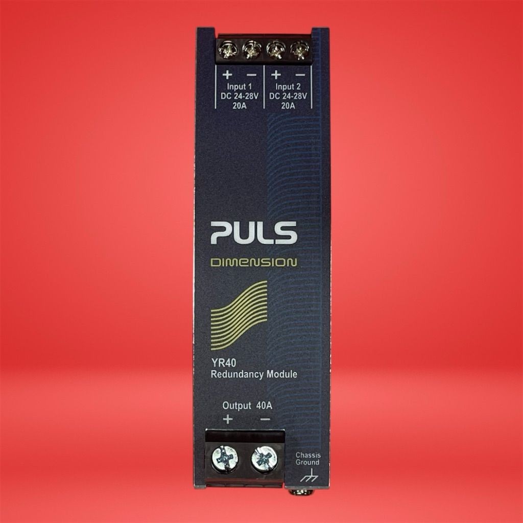PULS YR40.241 24V 40A Dual Redundancy Module DIN Rail Power Isolator