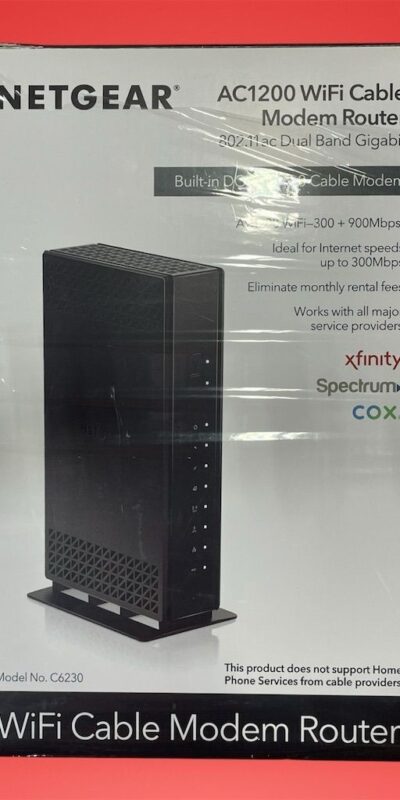 Netgear AC1200 DOCSIS 3.0 Cable Modem WiFi Router Dual Band 4x Gb LAN