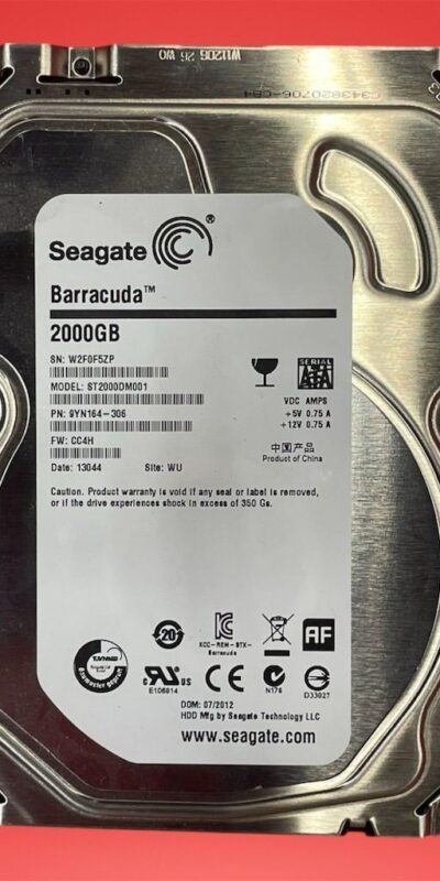 Seagate BarraCuda 2TB 7200RPM 3.5in SATA III HDD ST2000DM008 Tested