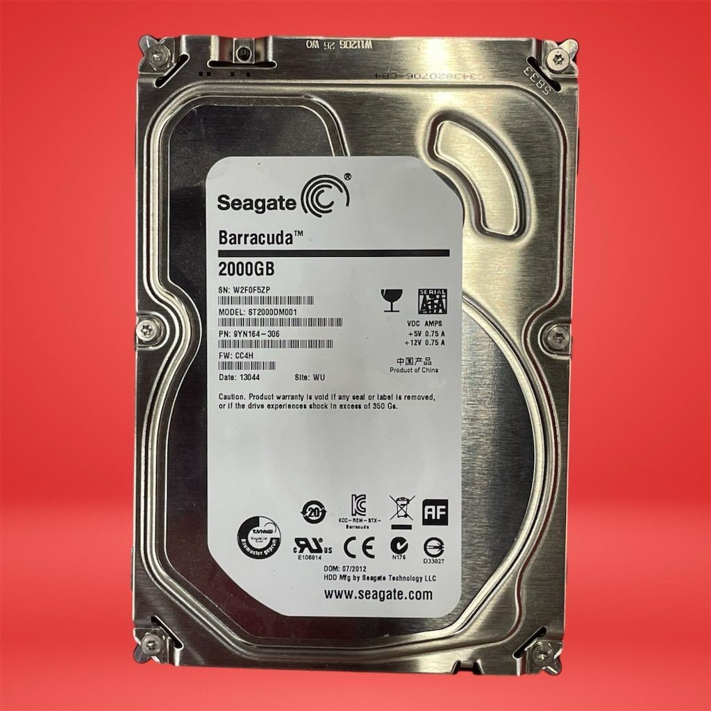 Seagate BarraCuda 2TB 7200RPM 3.5in SATA III HDD ST2000DM008 Tested
