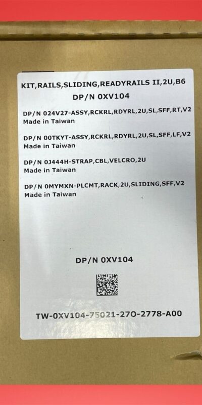 Dell ReadyRails II 2U Sliding Rail Kit XV104 for PowerEdge R-Series Servers