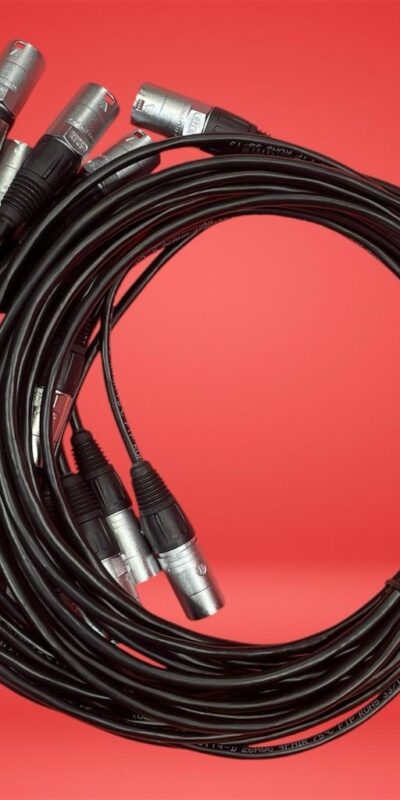 Lot 10 Kirlin 5ft XLR Male-Female Mic Cables Balanced Audio Patch 1.5M