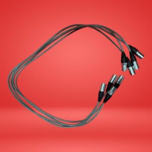 4x Neutrik EtherCON Cat5e 12in RJ45 Patch Cables Pro Audio Stage LED