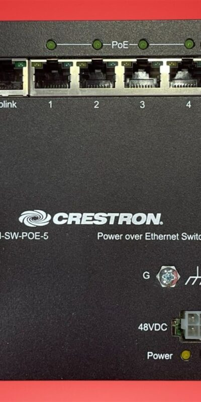 Crestron CEN-SW-POE-5 5-Port Gigabit PoE Ethernet Switch Automation