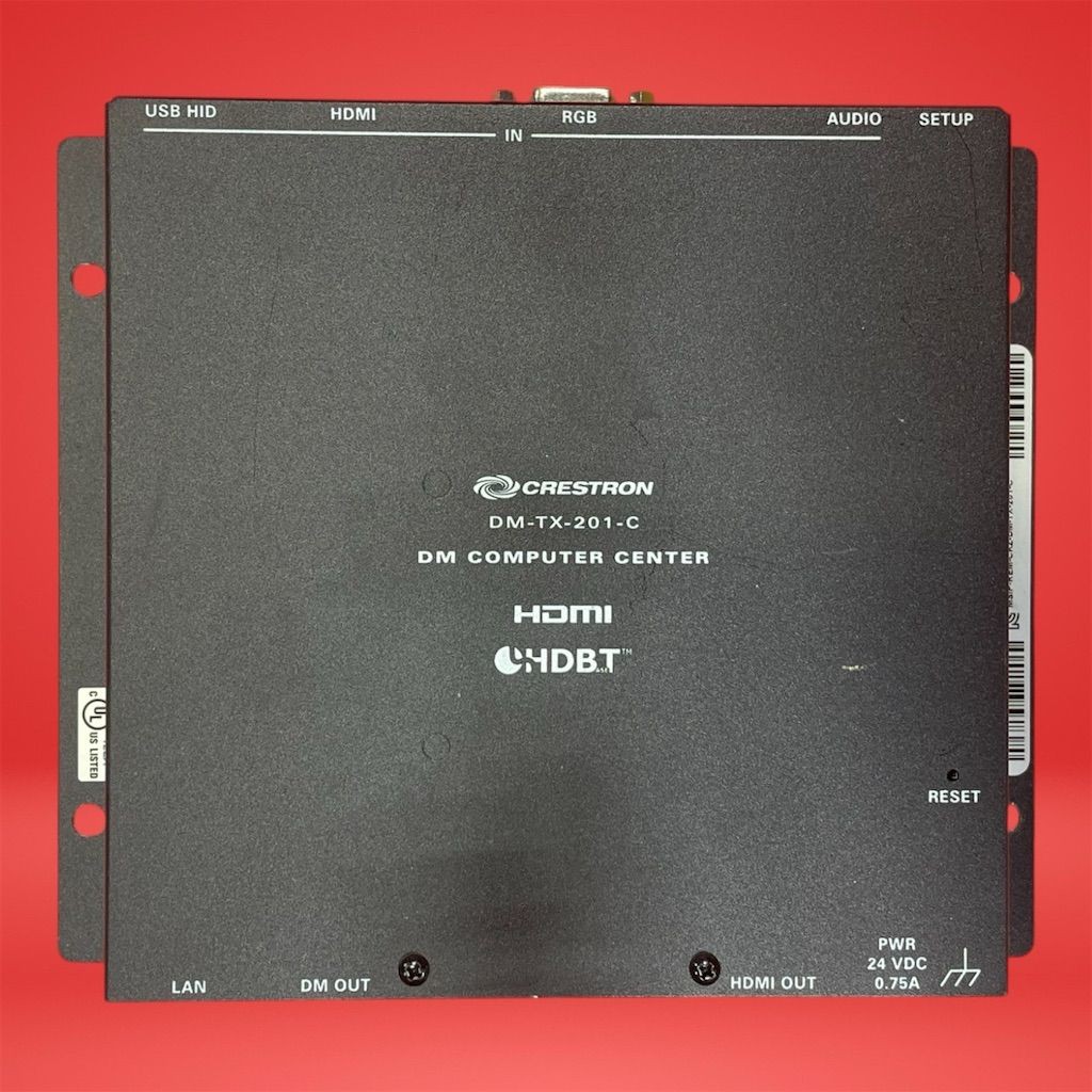 Crestron DM-TX-201-C HDMI HDBaseT Transmitter DigitalMedia Room Controller