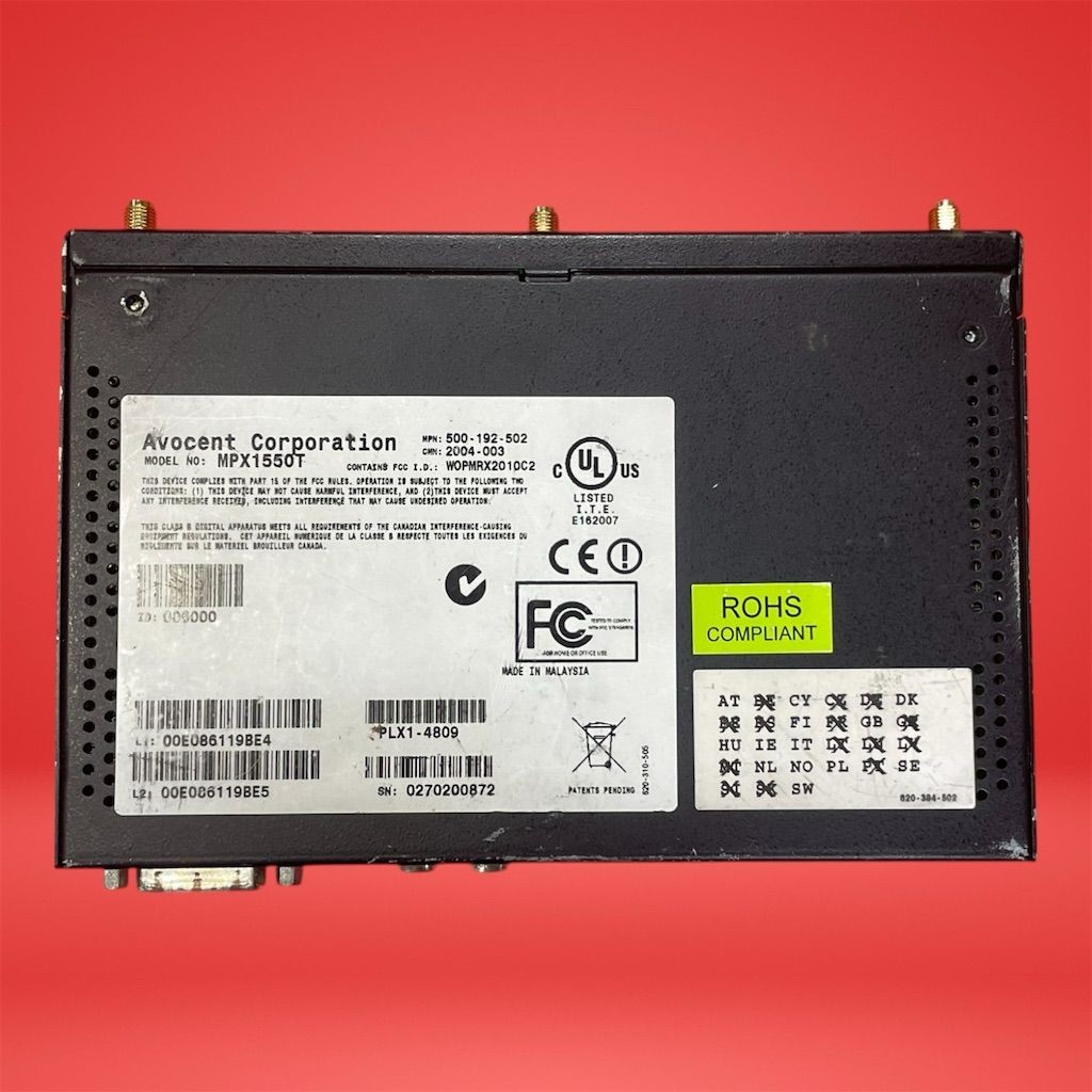 Avocent MPX1500 Emerge Multipoint Extender Tx & Rx Pair – Tested