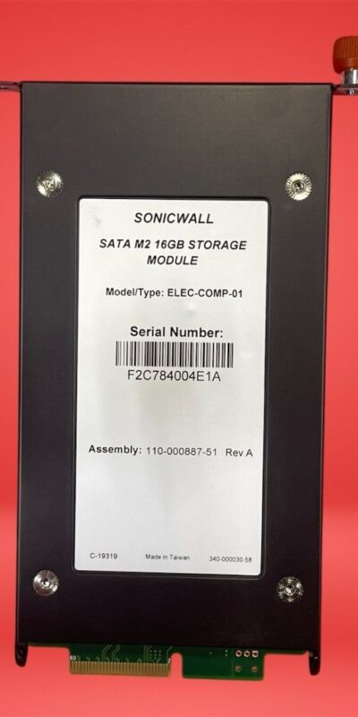 SonicWall 16GB SATA M.2 Storage Module ELEC-COMP-01 for Firewall