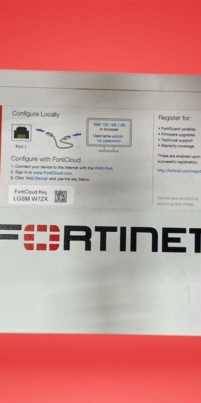 Fortinet FortiGate 61E Security Firewall Appliance
