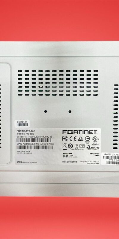 Fortinet FortiGate FG-60E Gigabit Next-Gen Firewall VPN Security Appliance