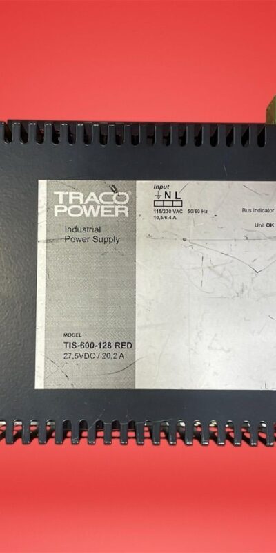 Traco Power TSP600-124 24V 25A 600W DIN Rail Switching Power Supply NEW