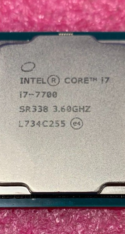 Intel Core i7-7700 3.60GHz Quad-Core 8MB Cache LGA1151 SR338 CPU