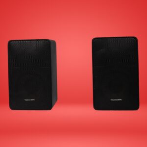 Pair Realistic Minimus 7 Speakers Cat No 40-2030 Black 8 Ohms 40W