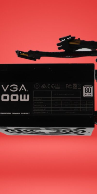 EVGA 500W ATX Power Supply 100-W1-0500 24 Pin PCIe SATA Molex Black