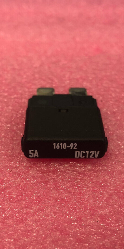 Digi-Key Thermal Circuit Breaker 5A 12VDC 250VAC 1610-92-5A 302-1336-ND
