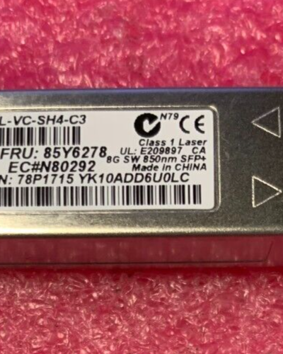 IBM JDSU 85Y6278 8Gb SFP+ 850nm SR Transceiver PLRXPL-VC-SH4-C3