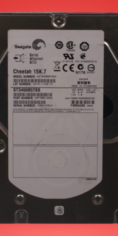Seagate Cheetah 15K.7 450GB Internal 15000RPM 3.5" (ST3450857SS) HDD