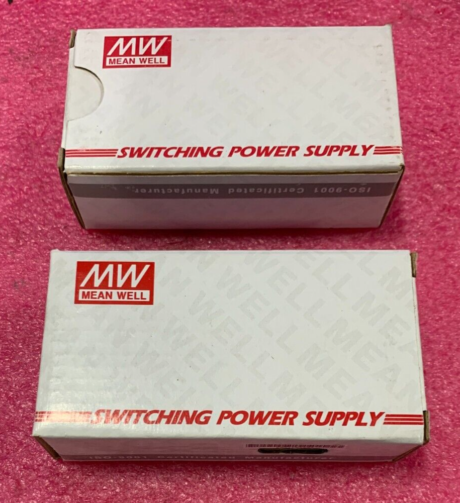 Lot Of 2 Mean Well RS-25-5 25W 5V Power Supply (PSU)