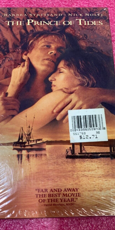 SEALED The Prince of Tides VHS 1992 Drama Barbra Streisand Nick Nolte NEW