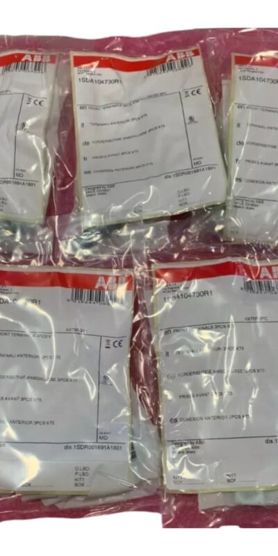 Lot 5x ABB 1SDA104730R1 XT5 Front Terminal Kit 3-Pole KXT5F-3PC