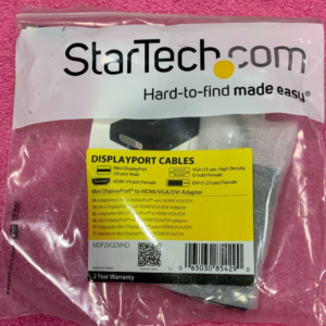 StarTech Mini DisplayPort to HDMI DVI VGA 3-in-1 Adapter 1080p MDP2VGDVHD