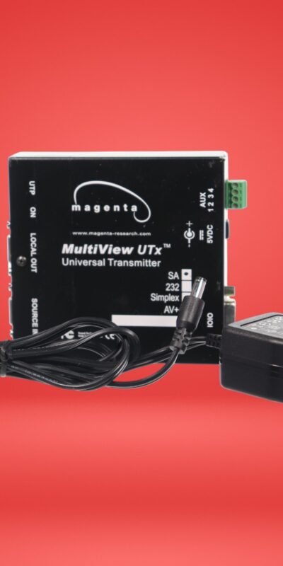 Magenta MultiView UTx Universal Transmitter (400R3347-01) W/ AC Adapter