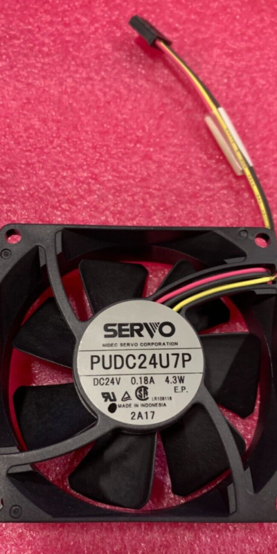 Nidec Servo PUDC24U7P 40mm 24V 0.18A Server Cooling Fan 4.3W