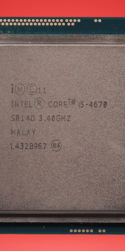 Intel Core i5-4670 SR14D 3.40GHz 6MB 4-Core LGA1150 Socket CPU Processor