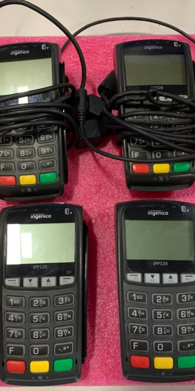 Lot 4 Ingenico iPP320 Credit Card PIN Pads IPP320-11T2390A For Parts