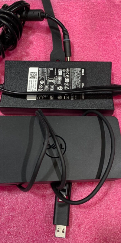 Dell D6000 Universal USB-C/USB-A 4K Dock Docking Station +130W Adapter