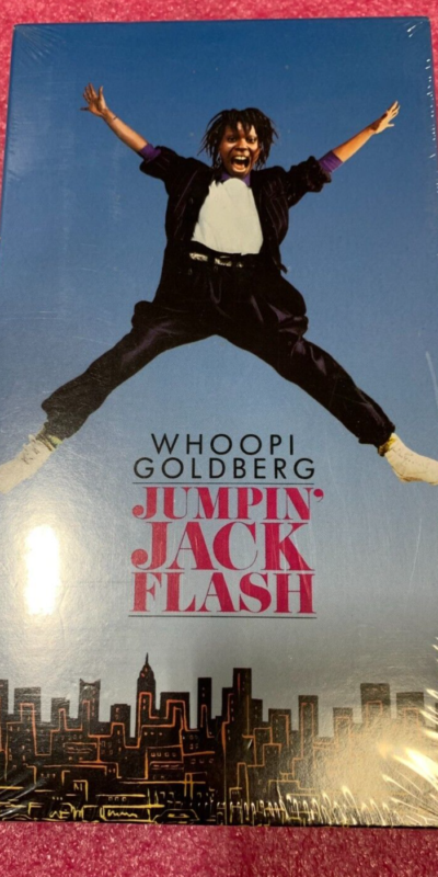 Jumpin' Jack Flash VHS Tape 1992 Whoopi Goldberg NEW Sealed Watermark RARE