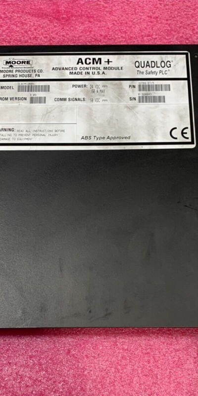 Moore Industries ACM QLACM12BBN Advanced Control Module 16139-97/5 PLC