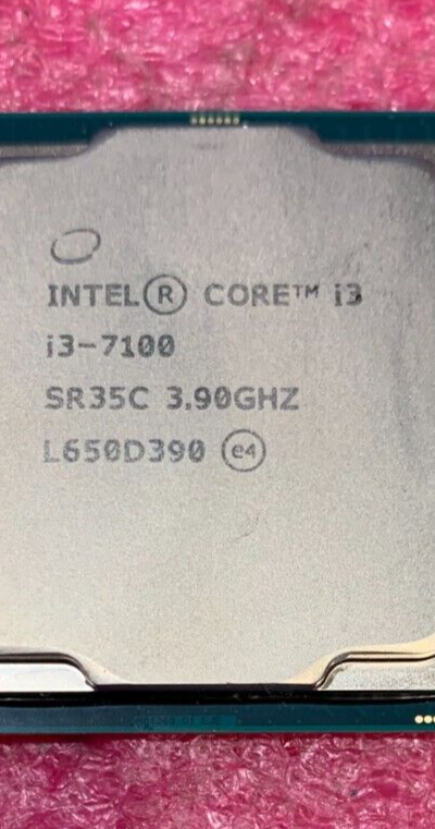 Intel Core i3-7100 3.9GHz LGA1151 SR35C 7th Gen Dual-Core Desktop CPU Tested