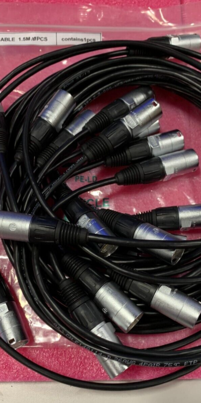 Lot 10 L-Com Cat5e RJ45 Patch Cables 26AWG 4PR CM TIA/EIA-568-B.2