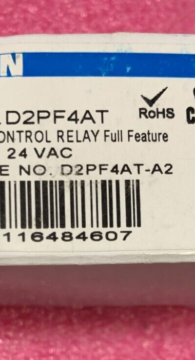 Eaton Cutler-Hammer D2PF4AT-A2 Control Relay 4PDT 120V Coil D26 Series
